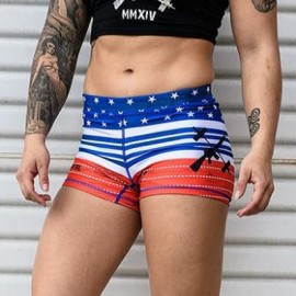 THE BARBELL CARTEL - Womens American Flag Shorts