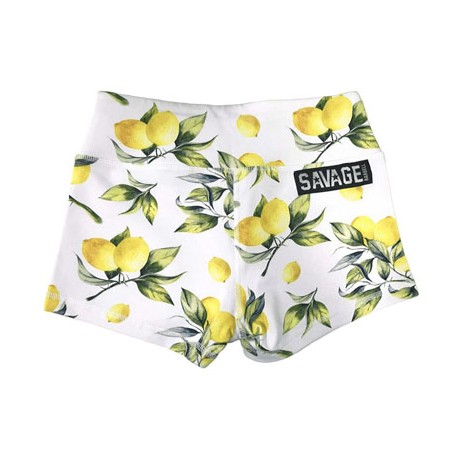 drwod_Savage_barbell_booty_shorts_lemon_drop_white