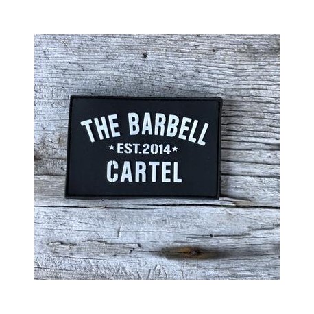 THE BARBELL CARTEL - Black Flag Velcro Patch