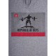 T-shirt Unisex manches longues et capuche JUMPBOX FITNESS modèle REPUBLIC OF REPS 4