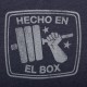T-shirt Unisex manches longues et capuche JUMPBOX FITNESS modèle HECHO EN EL BOX 3