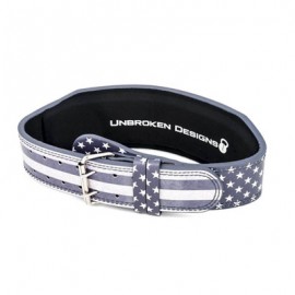 UNBROKEN DESIGNS - "Stars & Stripes" Leather Lifting Belt