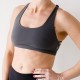 BORN PRIMITIVE - Brassière Femme "Vitality Sports Bra - "Smokey Grey"