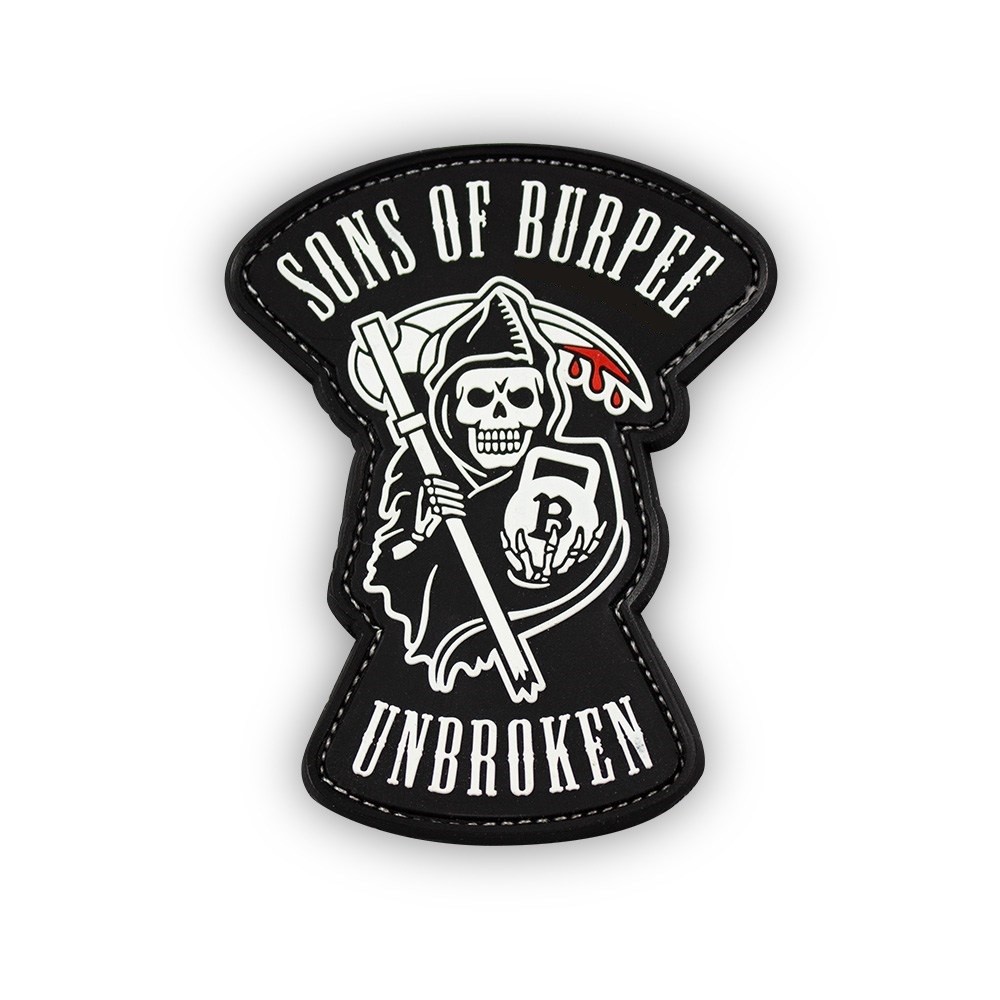 DR WOD - Patch Velcro PVC Sons of Burpee