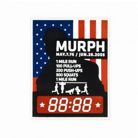 DR WOD "Murph" Rubber Velcro Patch