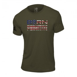 BORN PRIMITIVE - T-Shirt "The Patriot Brand Tee" OD Green