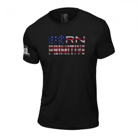 BORN PRIMITIVE - Men  T-Shirt "The Patriot Brand Tee" Black