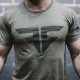 FRAN CINDY - OD Green Men's Tee