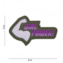 DR WOD "Girl Power" Rubber Velcro Patch