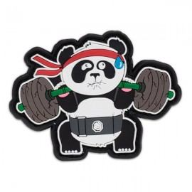 DR WOD - "Back Squat Panda" Rubber Velcro Patch
