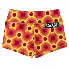 SAVAGE BARBELL - Women Booty Short "Groovy"