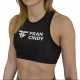 FRAN CINDY - Women Sports Bra "High Neck Black"
