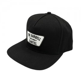 THE BARBELL CARTEL - Snapback Hat Classic Logo Black