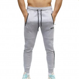 FRAN CINDY - Jogging GREY STRUCTURE JOGGER