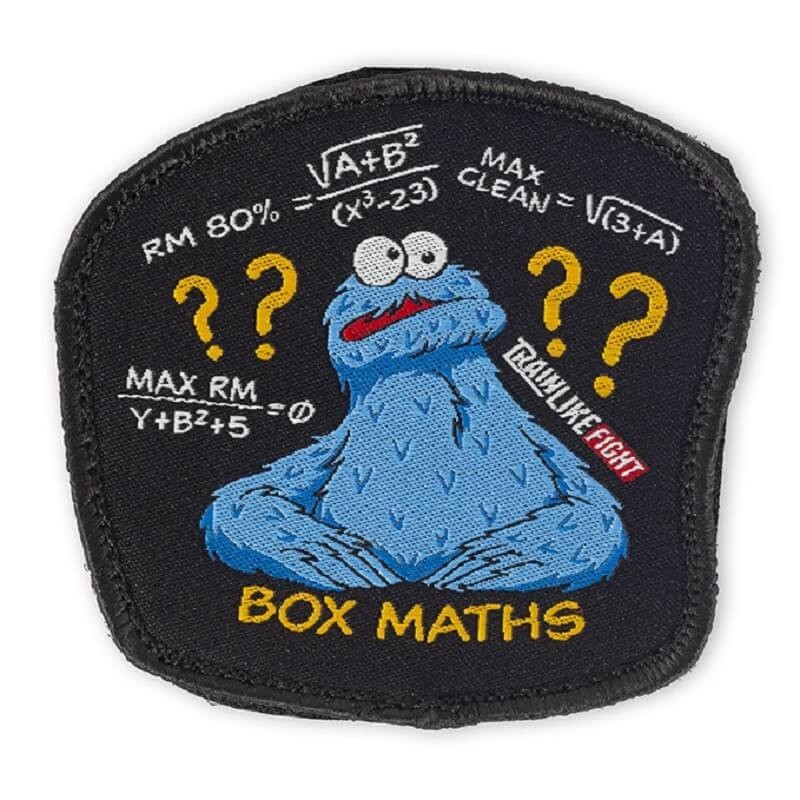 DR - "Box Maths" woven velcro patch