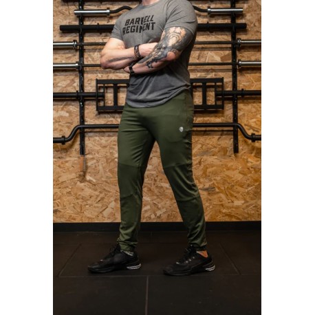 BARBELL REGIMENT - ALPHA JOGGERS GREEN- jooging homme