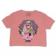 THE BARBELL CARTEL - T-shirt Femme "BAR-B "Crop Tee DESERT PINK
