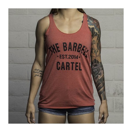 THE BARBELL CARTEL - Womens Classic Logo Racerback - DrWod